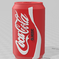 lata-coca-cola.png Archivo STL Lata Coca Cola (deco)・Modelo de impresora 3D para descargar