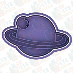 Planet-cookie-cutter.png Download STL file Planet cookie cutter * • 3D print object, RxCookies