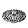 Rosette8-04.JPG Round antique rosette 3D print model