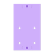 lcd_u20_back.stl alfawise u20 lcd alone