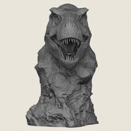 Trex-Dinosaur-Bust-Statue-02.jpg Trex Dinosaurier-Büste Statue