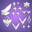 AkaliSG09.png Accessories Star Guardian Akali League of Legends STL files