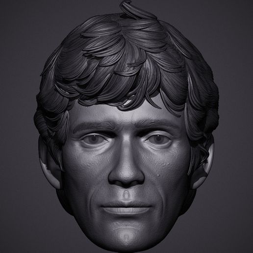 Brian Moser – 1/6 Scale Custom Head – STL File for 3D Printing