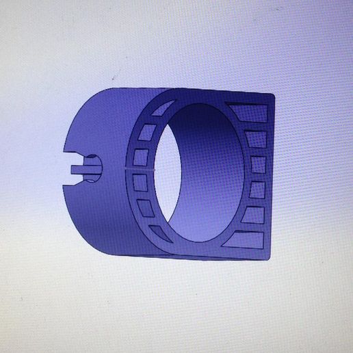 CORSA C AIR VENT 52MM POD TURBO BAR 3D model