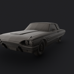 44ECE207-66B0-4A91-A622-E8AC723CC7AC.png STL file Ford Thunderbird (fourth generation) 1966・3D printer design to download