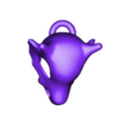 keyScull_lowpoly.stl Cubone Pokemon Skull Keychain