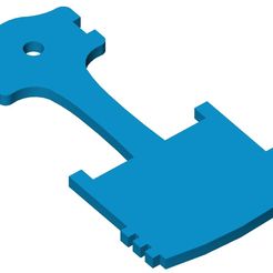 Llavero piston azul 1.jpg STL file Piston key ring.・3D printer design to download