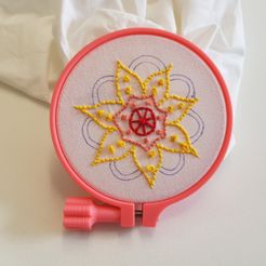 20230518_100537.jpg STL-Datei Stickereireifen 4 & 2 Zoll・3D-Druck-Idee zum Herunterladen