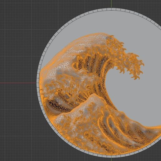 現代アート「薩摩富士とカルデラ湖」（3D painting） 現代アート「薩摩富士とカルデラ湖」（3D painting） 初富士