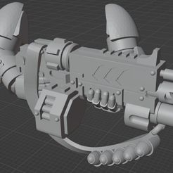 Grenade-Launcher.jpg Archivo 3D Fusil con lanzagranadas bajo el brazo para nuevos marines・Objeto de impresión 3D para descargar
