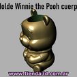 winnie-the-pooh-cuerpo-6.jpg Winnie the Pooh Body Pot Mold