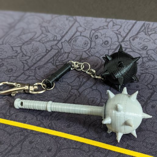 Download free STL file Flail Mace Keychain! • 3D printable template