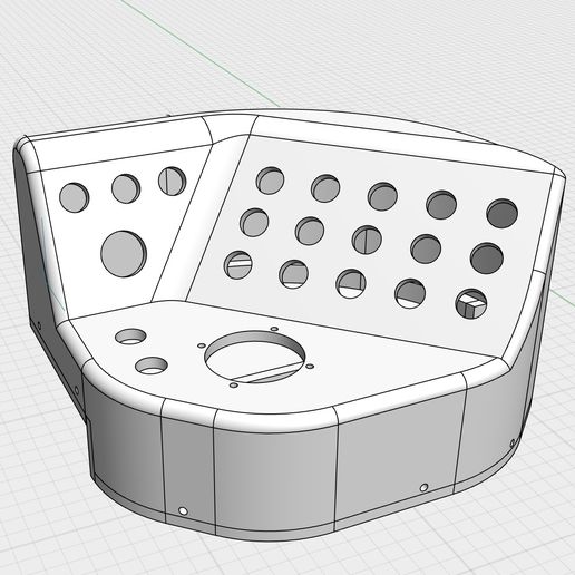 🛞 Farming Simulator side console for steering wheel button box・ STL ...
