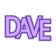 Dave.stl Dave, David, Davide Keyring