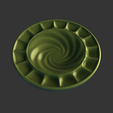 r-6.png 3D Modell STL FILE .Serving plate-28. Für CNC-Router Graveur.