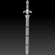 Preview11.jpg Conan Sword - Real Size - Conan The Barbarian 3D print model