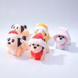 11.Flexi-Christmas-Puppy-Pack.jpg Flexi Christmas Puppy Pack (5 Variations + Porte-clés)