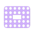 uBeam9.Holes.5x6.Infill.Fancy.stl Ultimate LegoBeam/BitBeam generator