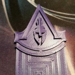 130804618_434373764228818_8785385238459855702_n.jpg STL file Assassin's creed bookmark・3D printing template to download, AAlex