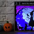 008.jpg THE LITTLE WITCH - HALLOWEEN COUNTDOWN CALENDAR - WITH LED LIGHTING