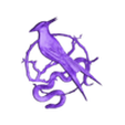hunger-games3v2.stl HUNGER GAMES 2023 Ballad of Songbirds and Snakes LOGO OR BADGE