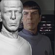 Spock_0000_Слой 22.jpg Mr. Spock from Star Trek Leonard Nimoy bust