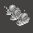 4321.png Transponder Snail (Den den Mushi) 3D Model