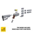 3.jpg Fallout Weapon Set Bundle - 3 Printable Models Set - STL - Personal Use