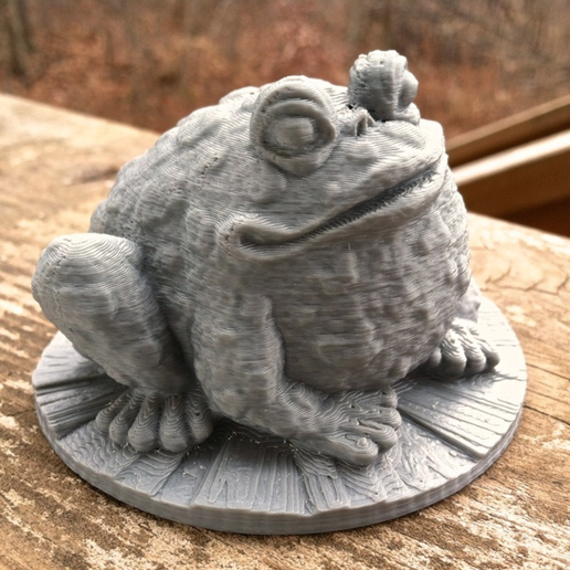 Garden Toad 3D model preview