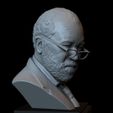 02.RGB_color.jpg Bernard Lowe (Jeffrey Wright) Westworld HBO - 3d print model, portrait, bust, sculpture - 200 mm tall