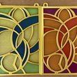 Curves-Indoor.jpg Orbital Curves Stained Glass Panel