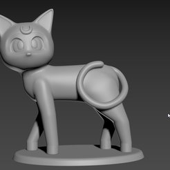 sailormoon_luna01.png STL file luna_sailormoon・3D printing design to download