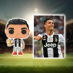 STL file cristiano ronaldo (CR7) 👾・Model to download and 3D print・Cults