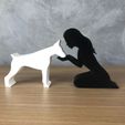 WhatsApp-Image-2023-06-02-at-13.26.42.jpeg Girl and her Doberman (straight hair) for 3D printer or laser cut