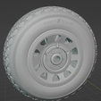rear.png 1:32 P-51 Mustang Wheels with Diamond Tread Tires