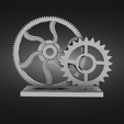 Вecorative-figurine-of-gears-render-1.png Decorative figurine of gears