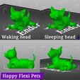 Happy Flexi Pets Richard the Chihuahua - articulated toy dog