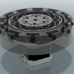 7200-triple-harmonic-drive.png STL file MIGHTY-7200 Photogrammetry Turntable Sequencer・3D printing design to download