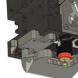 Main-Gantry-V.18-v22_Bottom_Closeup.png Hemera XS Gantry for CoreXY 3D printer, with MGN12 Rail