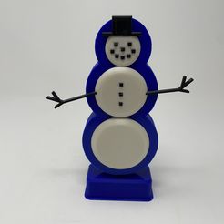 Image00a.jpg Fichier STL gratuit Un bonhomme de neige dansant imprimé en 3D.・Objet à télécharger et à imprimer en 3D