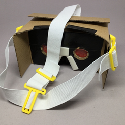 Capture d’écran 2017-06-01 à 10.06.31.png Free STL file HeadStrap for CardBoard VR Goggles・3D printing model to download