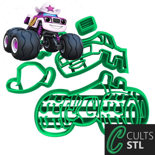 CORTADOR STARLA - BLAZE AND THE MONSTER MACHINES - 6cm