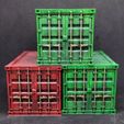 Container-Stack.jpg Shipping Container Terrain for Miniature Wargames with Sci-Fi Logos