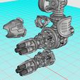 DominatorFlamerCannon-Final-10.jpg The Full Dominator: Chassis, Armor, Superheavy Laser Cannon, Plasma Cannon, Flamer Cannon, and Harpoon Of Doom.  Plus More!