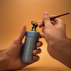 bild1.jpg Archivo STL SOPORTE DE PINTURA EN MINIATURA・Diseño imprimible en 3D para descargar