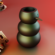 render_PP002.png Minimal snowman vase