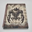 20250607_123537.jpg Hueforge Notepad Cover - Robot / Cyborg