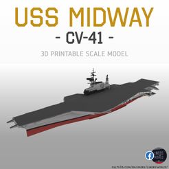 midway.jpg USS MIDWAY CV41 Aircraft carrier print ready model