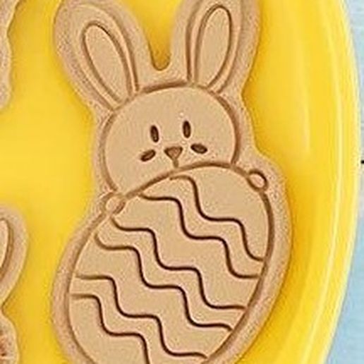 Cookie cutter easter egg 3D model