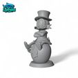 Screenshot-2025-05-12-212822-Photoroom.jpg Scrooge McDuck 3D Printer Model - STL File - Disney Money Duck Collectible - 3D Print Cartoon Figure - Desk Decor - Fan Art STL